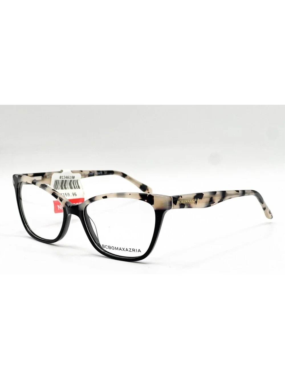 Bcbgmaxazria Nahla Dark Black Tortoise Authentic Eyeglasses 54-16-140